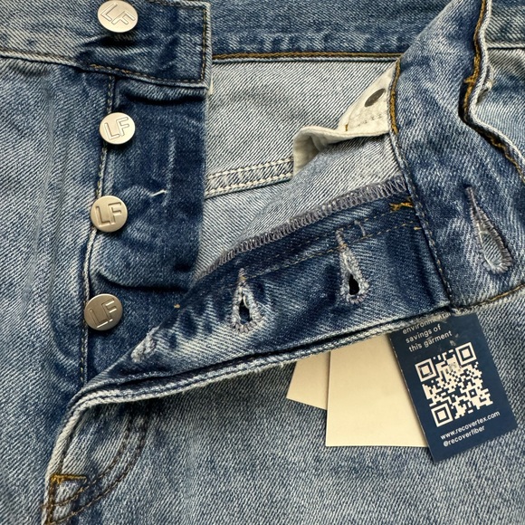 Lovers and Friends Devon High Rise 90s Cut Off Jean Shorts - Picture 5 of 12